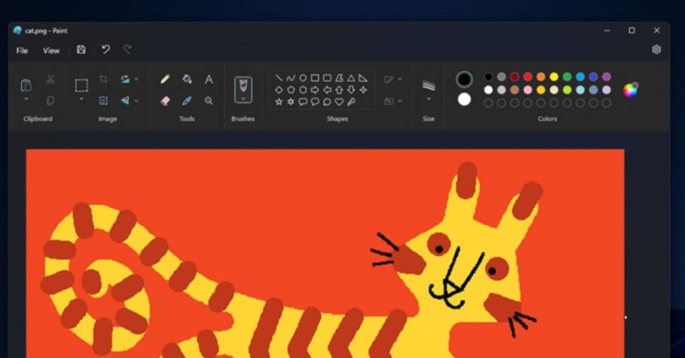 Microsoft Tests New Dark Mode and Improvements for Paint App in Windows