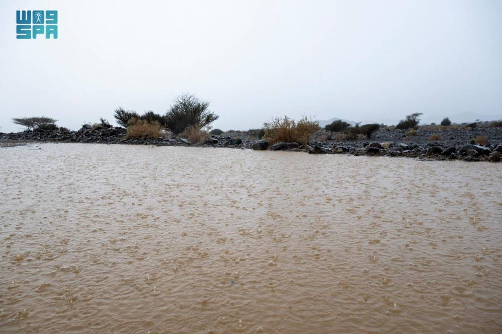 أمطار على 4 مناطق وتبوك تتصدر