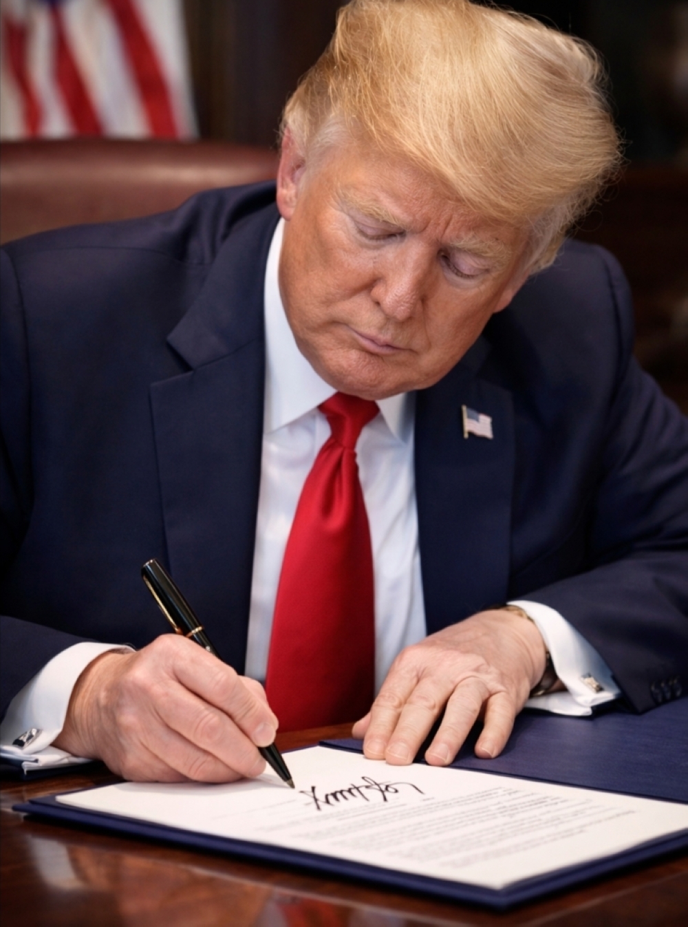 السياسة تدخل جيب العالم بتوقيع ترمب على الدولار 