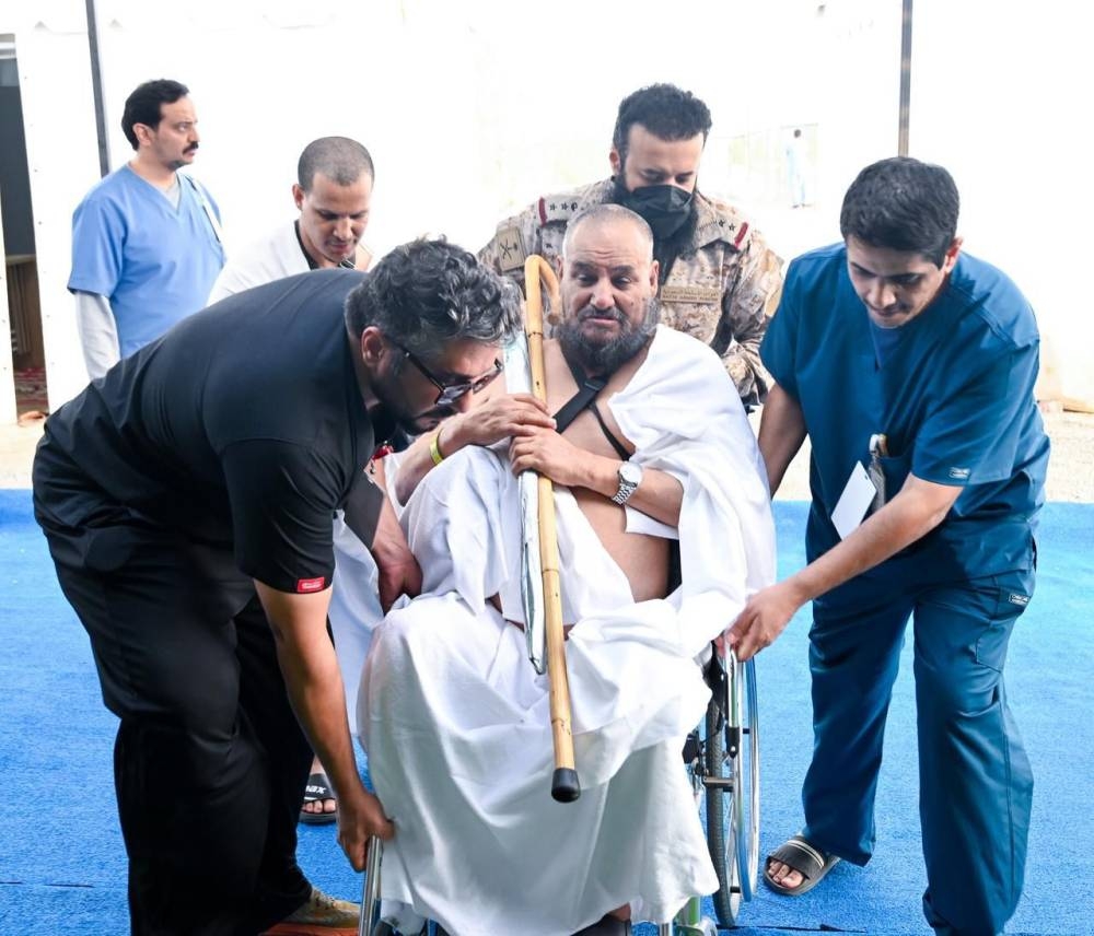 تفويج ضيوف وزارة الدفاع من ذوي الشهداء والمصابين إلى مزدلفة 