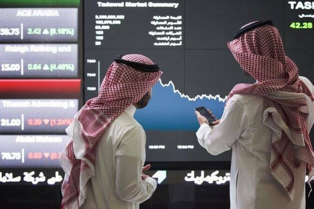 تاسي يفقد 411 نقطة في أسبوع ويكسر حاجز 9700
